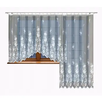 Biała firanka żakardowa metrażowa 352120 wys 250cm