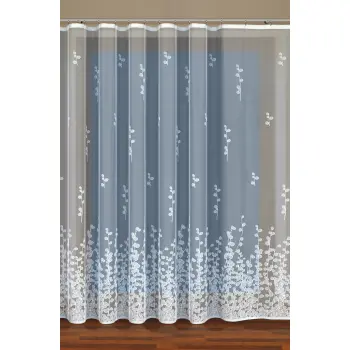 Biała firanka żakardowa metrażowa 350750 wys 250cm