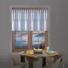 Lambrekin żakardowy biały metraż 347690 wys 30cm