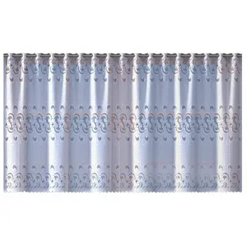 Lambrekin żakardowy biały metraż 347690 wys 30cm