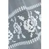 Lambrekin żakardowy biały metraż 345390 wys 100cm