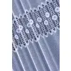 Lambrekin żakardowy biały metraż 340720 wys 70cm