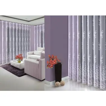 Biała firanka żakardowa metrażowa 333280 wys 140cm