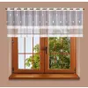 Lambrekin żakardowy biały metraż 325380 wys 75 cm