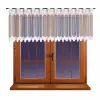 Lambrekin żakardowy biały metraż 325200 wys 70 cm