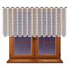 Lambrekin żakardowy biały metraż 324740 wys 120 cm