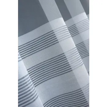 Biała firanka żakardowa metrażowa 319460 wys 120cm