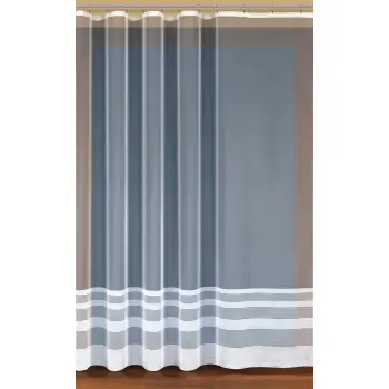 Biała firanka żakardowa metrażowa 319460 wys 120cm
