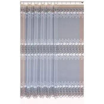 Biała firanka żakardowa metrażowa 311150 wys 250cm