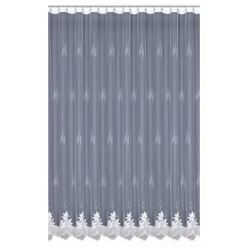 Biała firanka żakardowa metrażowa 304410 wys 130cm