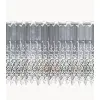 Lambrekin żakardowy biały metraż 305690 wys 50 cm