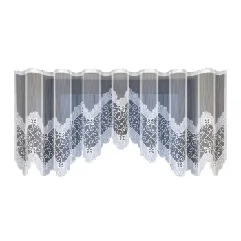 Lambrekin żakardowy biały 90x300 cm 219210
