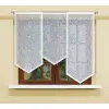 Firanka panel dekoracyjny żakardowy biała 60x140
