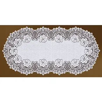 Bieżnik,serwetka biała żakardowa 60x120cm 207321
