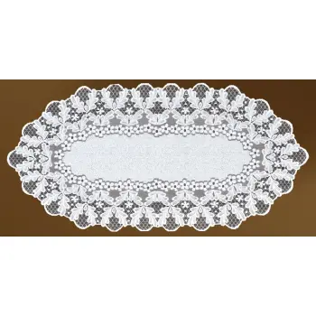 Bieżnik,serwetka biała żakardowa 50x110cm 214511