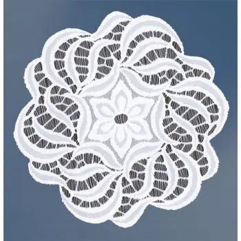 Serwetka żakardowa 30 cm biała 218263