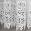 Firana woalowa z gipiurą 30cm biała 175x400 cm