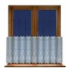 Biały lambrekin haftowany 11494 wys 60cm