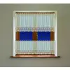 Kremowy lambrekin haft firanka DKM-0270 wys 120cm