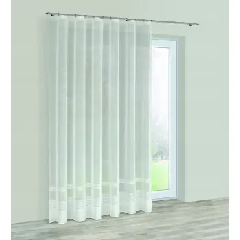 Firana,tkanina dekoracyjna krem DKM15389 wys 300cm