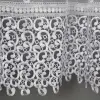 Firana woalowa z gipiurą 30cm biała 175x400 cm
