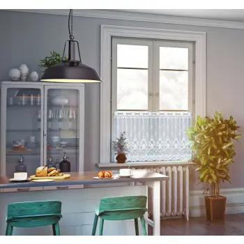 Lambrekin żakardowy biały 60x300 cm OUTLET