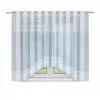Firana biała żakard do rekulacji 160-120 cmx 320cm