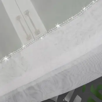 Panel dekoracyjny biało-szary cyrkonie 80X130 L443