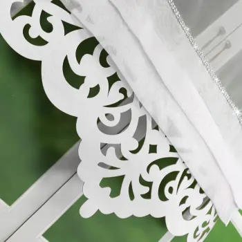 Panel dekoracyjny biały cyrkonie 80x130 L 443