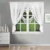Biała firana,panel,woal, ażur,cyrkonie150x400 L399