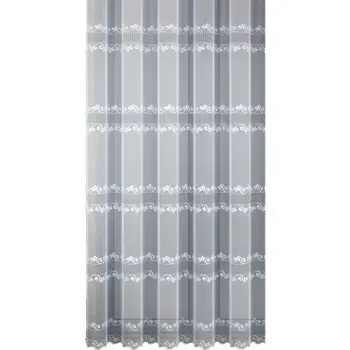 biała firanka żakardowa metrazowa 34951/250y
