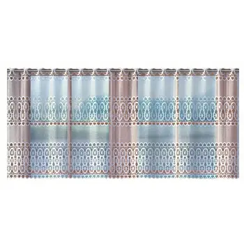 Lambrekin żakardowy biały metraż 347700 wys 40cm