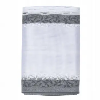 Lambrekin żakardowy biały metraż 343100 wys 30cm