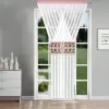 Panel dekoracyjny biały róż cyrkonie 250x120 L428