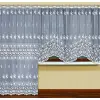 Biała firanka żakardowa metrażowa 304040 wys 160cm