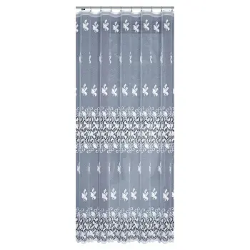 Biała firanka żakardowa metrażowa 304040 wys 250cm