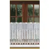 Lambrekin żakardowy biały metraż 305670 wys 60 cm
