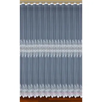 Biała firanka żakardowa metrażowa 305690 wys 160cm