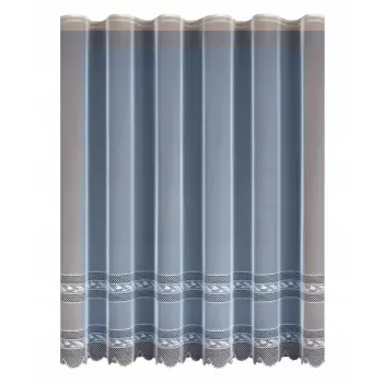 Lambrekin żakardowy biały metraż 315890 wys 100cm