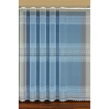 Biała firanka żakardowa metrażowa 319310 wys 100cm