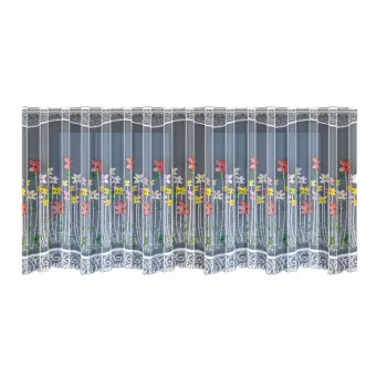 Lambrekin żakardowy biały metraż 352420 wys 60cm
