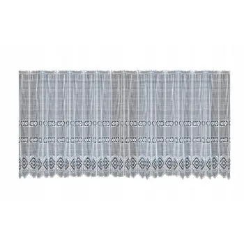 Lambrekin żakardowy biały metraż 353940 wys 60cm