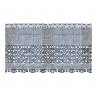 Lambrekin żakardowy biały metraż 354280 wys 70cm