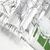 FIRANA, PANEL, ZASŁONY KOMPLET BOHO SZARA 207