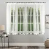 Firana woal BOHO z frędzlami 155x400 gipiura