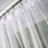 Firana woal BOHO z frędzlami 155x400 gipiura