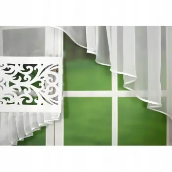 FIRANA WOALOWA PANEL AŻUROWY 130x400 KOMPLET