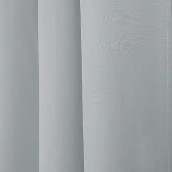 ZASŁONA Z CYRKONIAMI PRZELOTKI SZARA 145X250cm