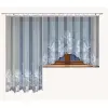 Gotowa firana na balkon 250x200cm biała żakardowa
