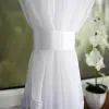 Firana woal z gipiura 30cm biała 400x175 cm